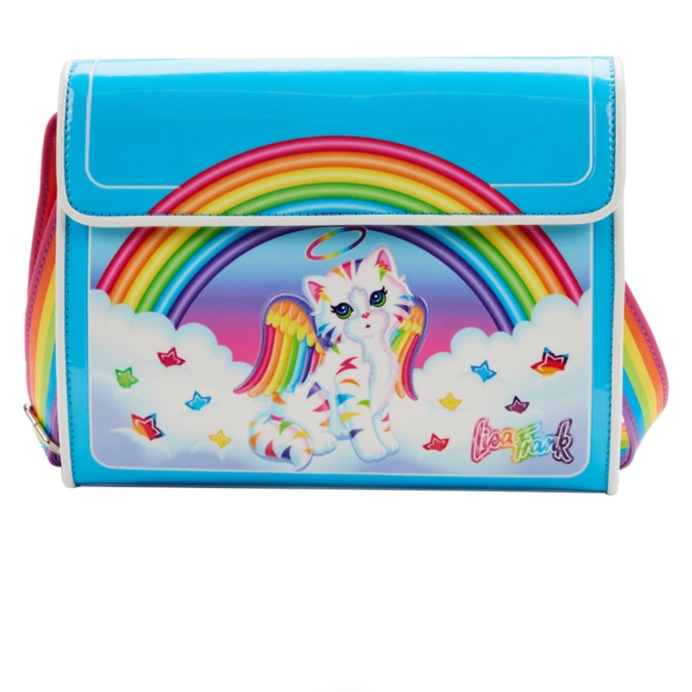 LISA FRANK ANGEL KITTY CROSS BODY BAG‎ Loungefly